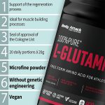 اسید ال گلوتامین بادی اتک BODY ATTACK 100% PURE L-GLUTAMIC ACID - تصویر 3