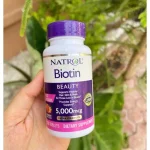 بیوتن ناترول 5000 میکروگرم 250 عدد Natrol Beauty Biotin - تصویر 3