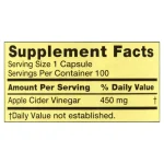 سرکه سیب اسپرینگ والی 100 عددی Spring Valley Apple Cider Vinegar - تصویر 2