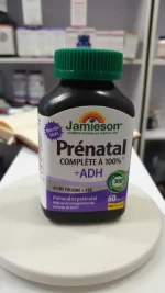 مولتی ویتامین پریناتال با DHA جمیسون 60 عددی Jamieson 100% Complete Prenatal Multivitamin with DHA - تصویر 2