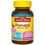مولتی ویتامین پریناتال نیچرمید 60 عددی Nature Made Prenatal Multivitamin Folic Acid + DHA Softgels