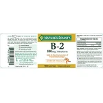 ویتامین B2 نیچرزبونتی ۱۰۰ میلی‌گرم، Nature’s Bounty B-2 100 mg - تصویر 2