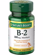 ویتامین B2 نیچرزبونتی ۱۰۰ میلی‌گرم، Nature’s Bounty B-2 100 mg