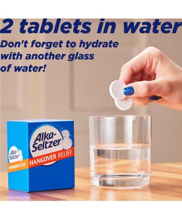 قرص جوشان آلکاستلزر هنگ اور ریلیف 20 عددی Alka-seltzer Hangover relief