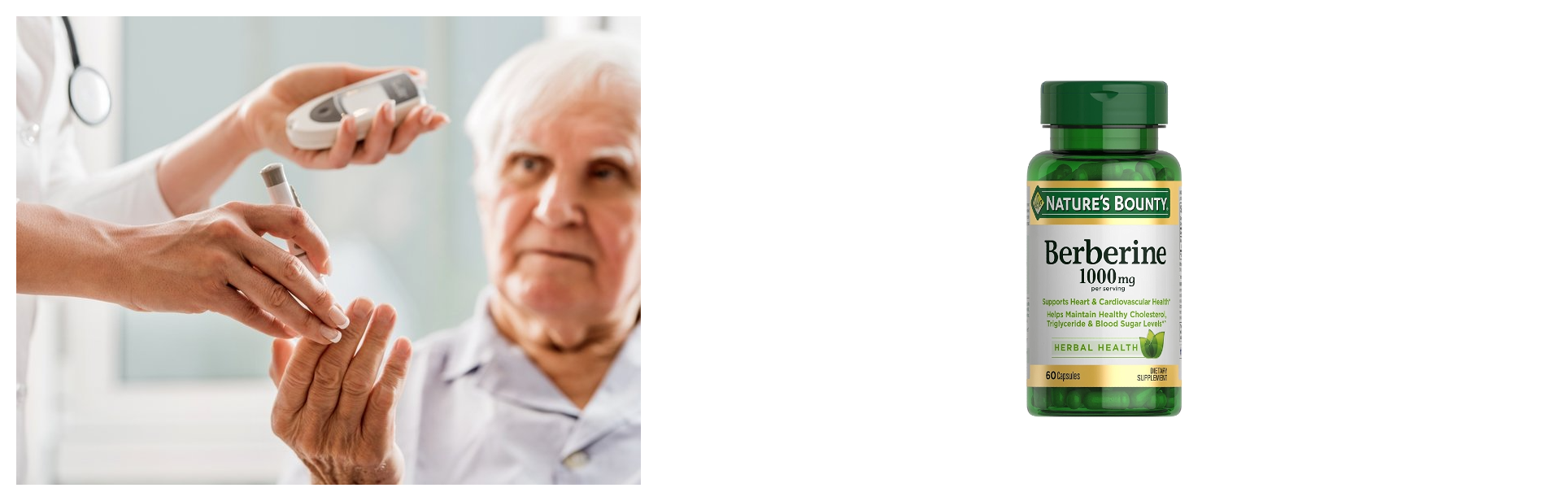بربرین 60 عددی Nature’s Bounty Berberine 1000 mg