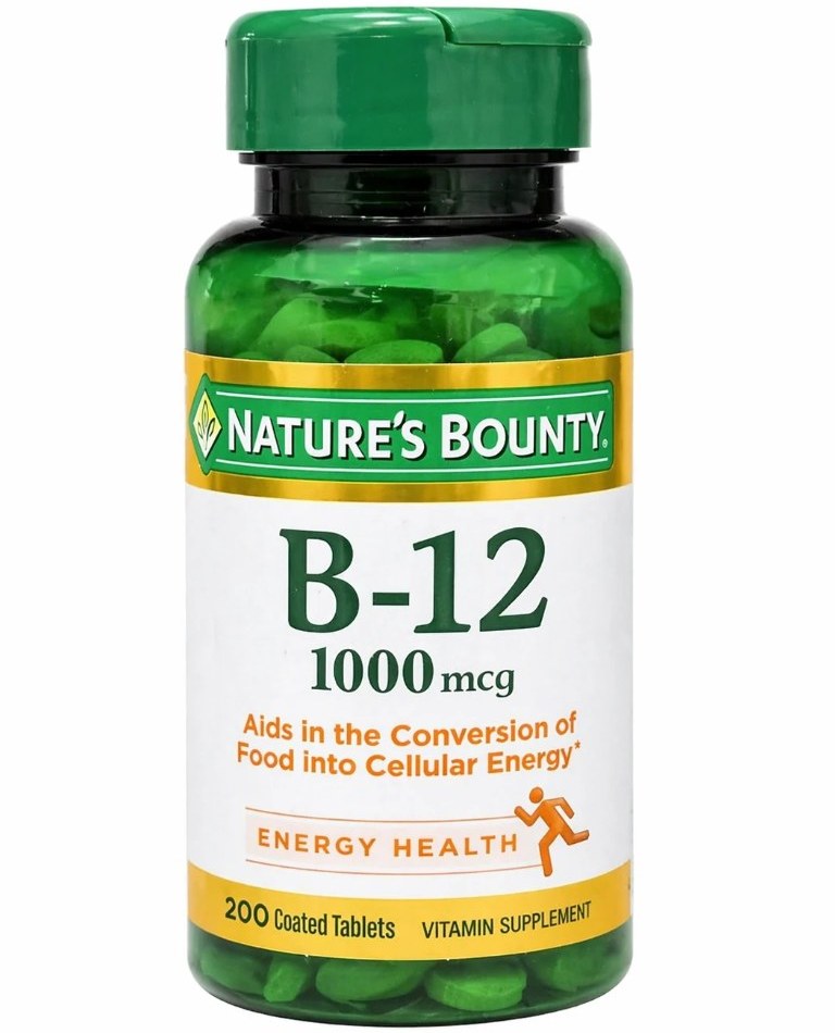ویتامین B12 1000 میکروگرم 200 عددی نیچرز بونتی Nature's Bounty Vitamin B12 1000 mcg