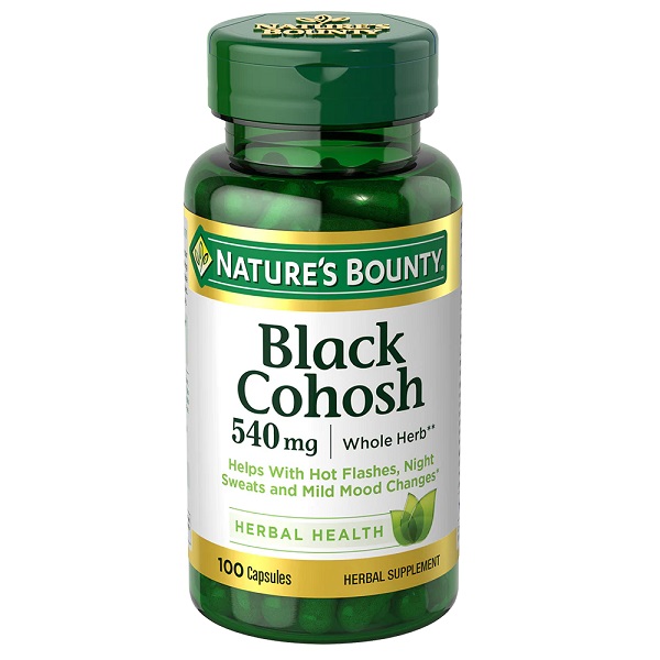بلک کوهوش 540 میلی‌گرم 100 عددی نیچرز بونتی Nature's Bounty Black Cohosh 540 mg