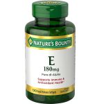 ویتامین E 180 میلی‌گرم 120 عددی نیچرز بونتی Nature's Bounty Vitamin E 180 mg