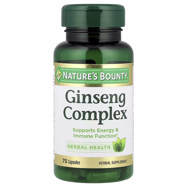 جینسینگ کمپلکس 75 عددی نیچرز بونتی Nature's Bounty Ginseng Complex