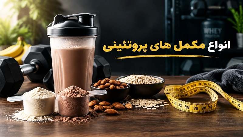 انواع مکمل های پروتئینی برای بدنسازی، لاغری و افزایش وزن